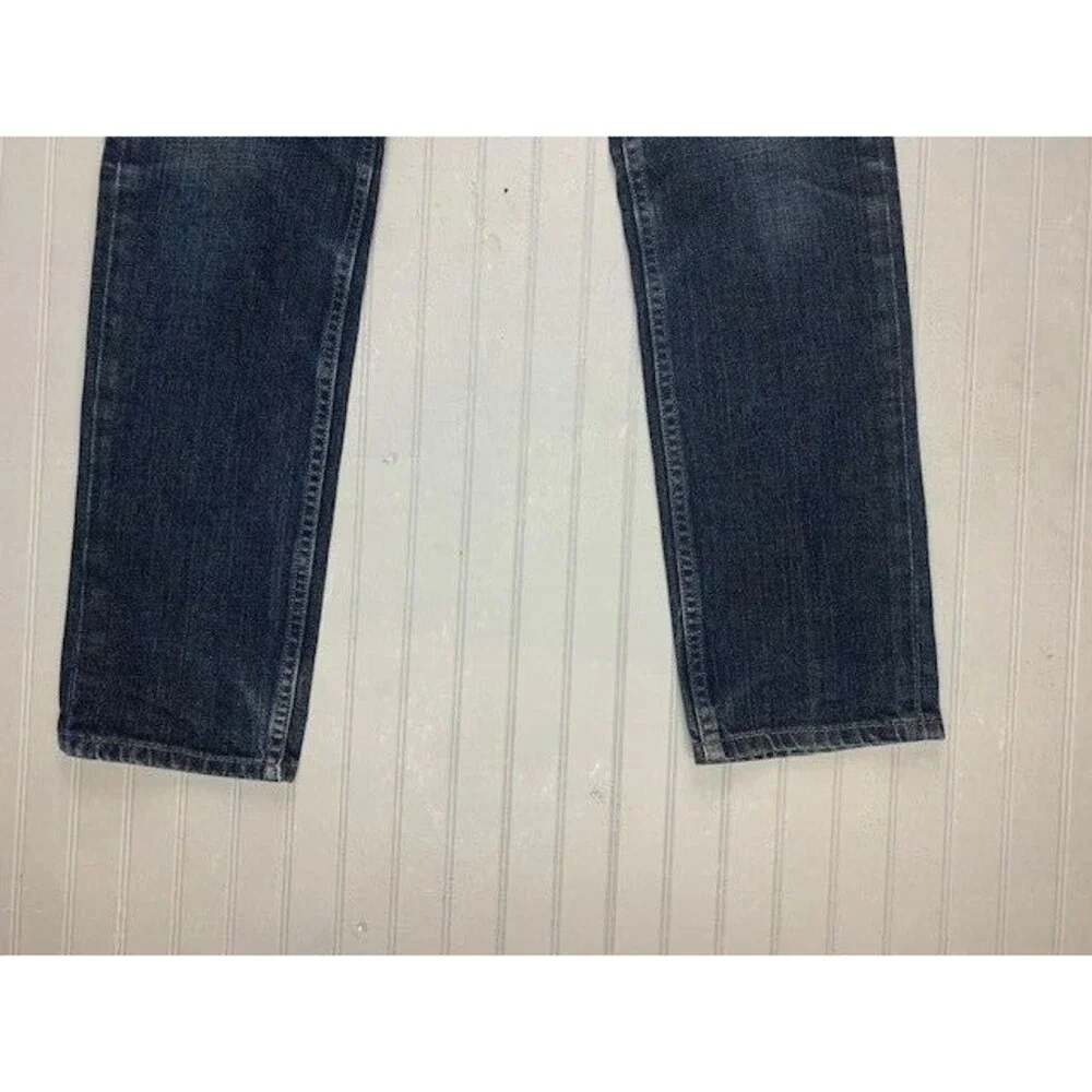 Levi 511 Size 30x32 Mens Jeans Stretch Straight Leg Dark Wash (Actual Inseam 31)